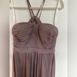 Azazie Spaghetti strap Dress in Dusk